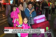 Incertidumbre y pánico se apodera de los extranjeros en el Aeropuerto Jorge Chávez