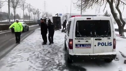 İşçi servisi devrildi: 21 yaralı - KAYSERİ