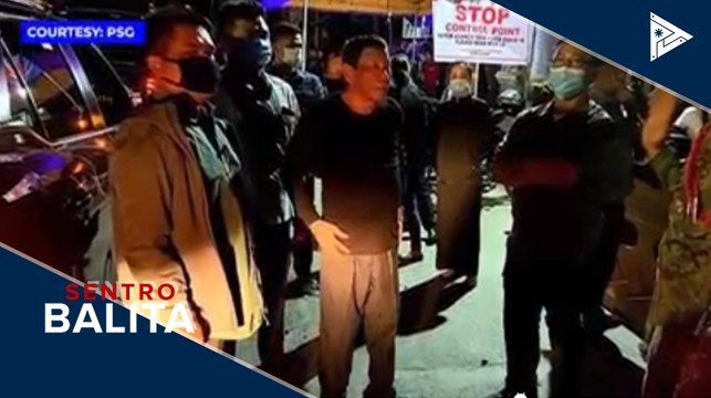 Pangulong #Duterte, nag-inspeksyon sa Valenzuela-Meycauayan boundary