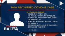 Isa pang CoVID-19 patient na taga-Pasay city, gumaling na