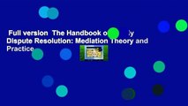 Full version  The Handbook of Family Dispute Resolution: Mediation Theory and Practice