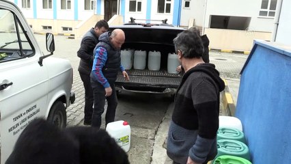 Meslek lisesi öğrencileri dezenfektan mesaisinde - ZONGULDAK