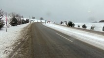 Tokat-Sivas kara yolunda kar ve tipi etkili oluyor - TOKAT