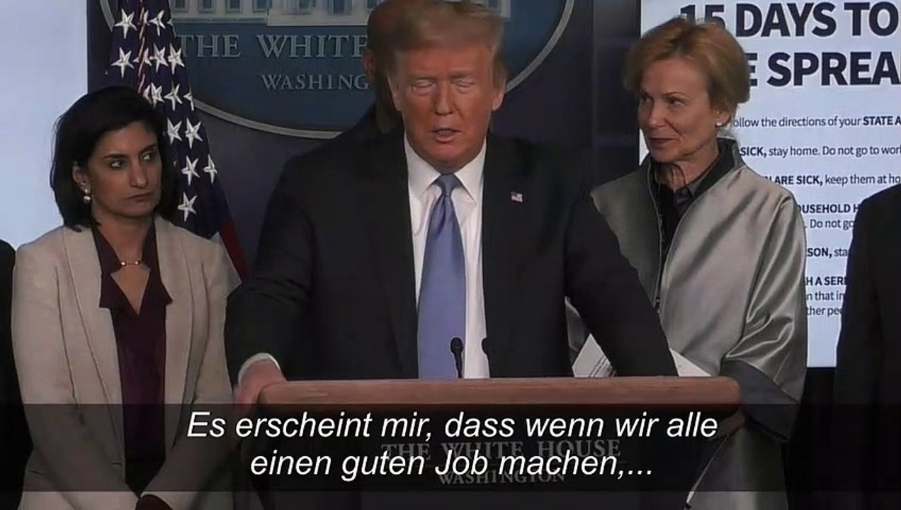 Trump: Corona-Pandemie könnte bis August enden