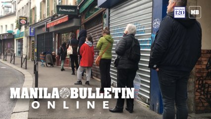 Queues form at supermarkets as Parisians heed anti-coronavirus measures