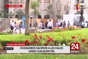 Policías y militares exigen a los ciudadanos acatar aislamiento