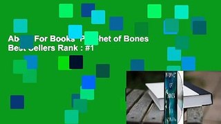 About For Books  Prophet of Bones  Best Sellers Rank : #1