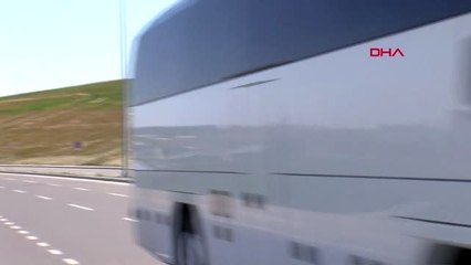 AVRUPA'DAN GELEN TÜRKLERİ YURTLARA GÖTÜRECEK OTOBÜSLER HAVALİMANINA GELDİ