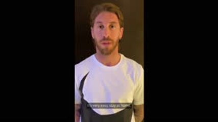 Download Video: Sergio Ramos urges Real Madrid fans to stay at home