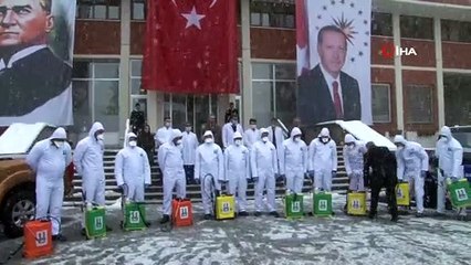 Büyükşehir’in dezenfekte timleri işbaşında