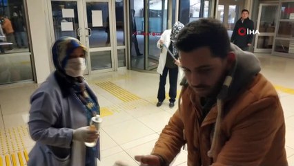 Samsun Adliyesi'nde 'korona' önlemi