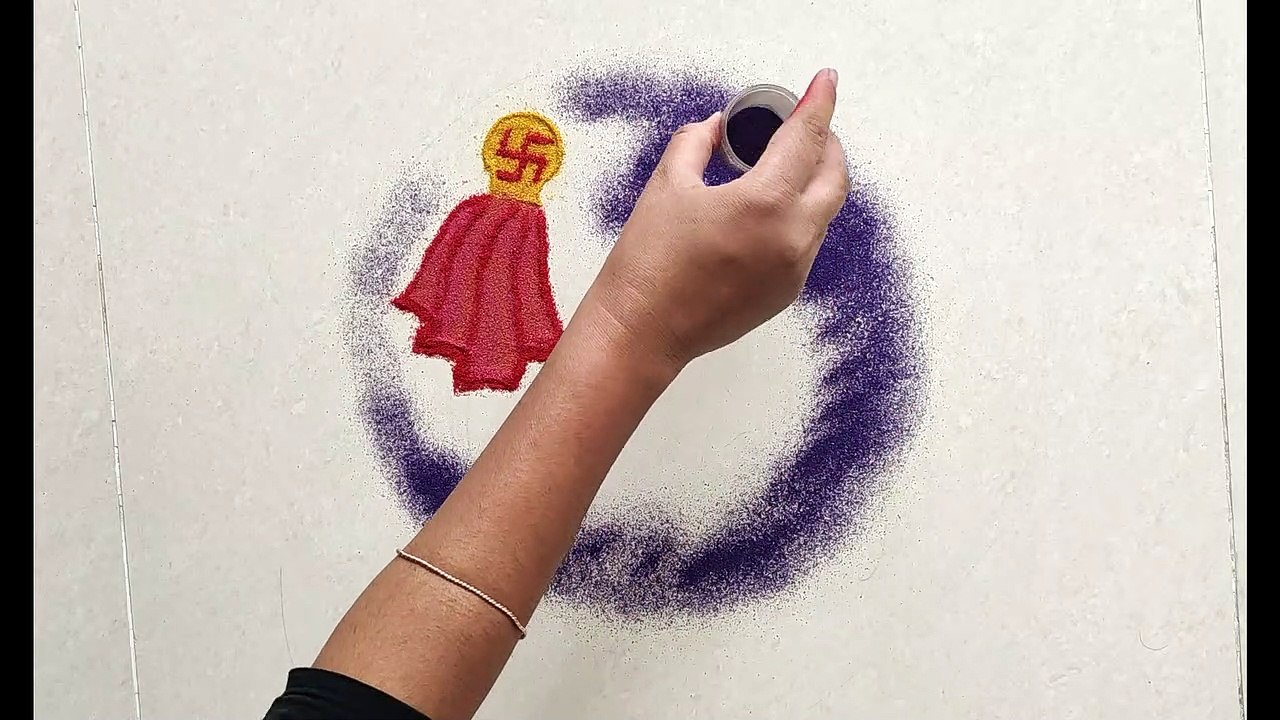 Gudi Padwa Ugadi Special Easy Rangoli design जो आप भी बना लेंगे | Ugadi Muggulu | Gudi Padwa Kolam