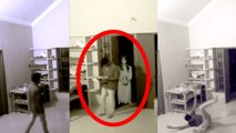 SCARY VIDEOS- Ghost attack caught on CCTV camera - Real Life Paranormal Activity
