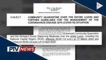 Guidelines sa enhanced community quarantine, inilatag