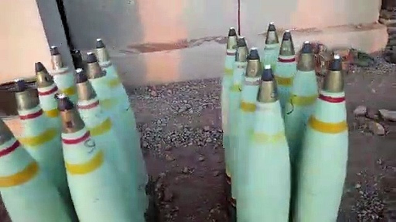 U.S. Army Soldiers - Fire Mission Iraq - 155 mm M777 Howitzer