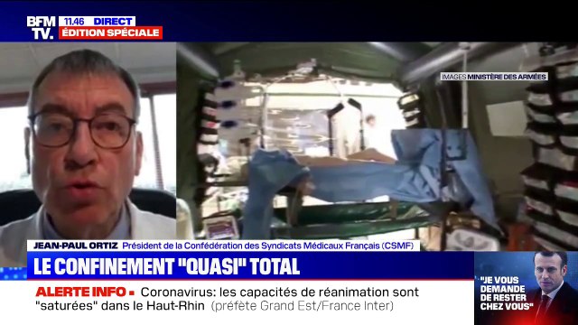 Coronavirus: L'ensemble des spécialistes avaient probablement sous-estimé la gravité et la longueur des soins intensifs , estime le Dr. Ortiz