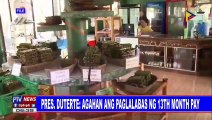 Pres. #Duterte, hinikayat ang mga employer na maagang ibigay ang 13th month pay para sa mga apektadong manggagawa