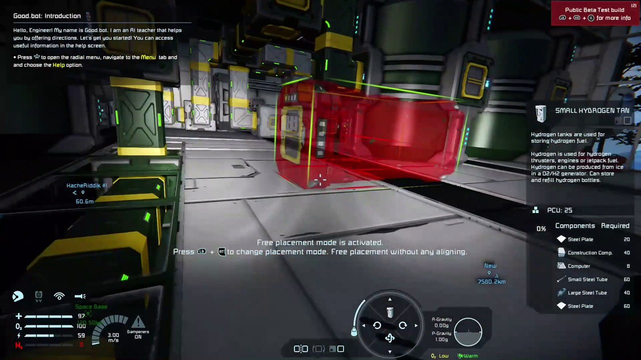 Space engineers avoir de hydrogène