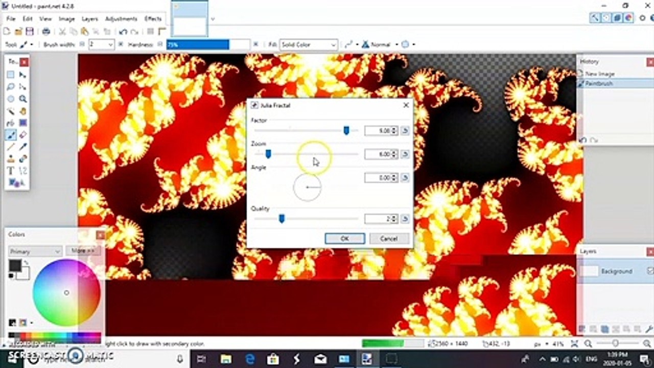 Creating A Custom Banner In Paint.NET