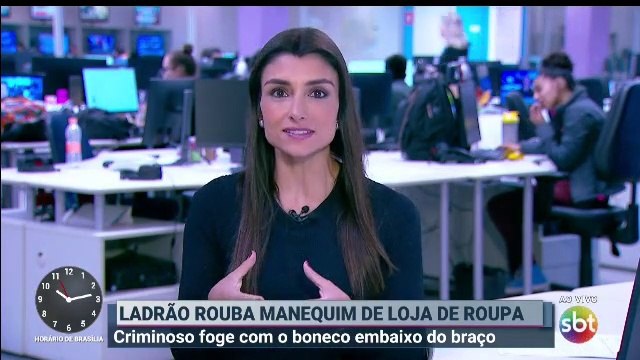 Trecho - Carol Aguaidas na redação de jornalismo - Primeiro Impacto (03/03/2020) (10h13) | SBT 2020