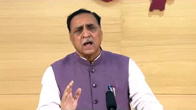 Gujarat CM Vijay Rupani address people of Gujarat on Coronavirus precautions in Ahmedabad