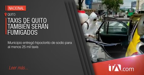 Taxis formales tendrán que desinfectar las unidades