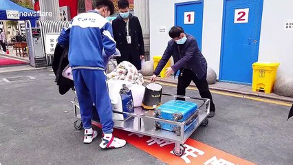 Students in south China return back to schools after COVID-19 peak passes