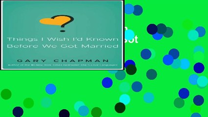 [E.P.U.B] Things I Wish I'd Known Before We Got Married Full Online