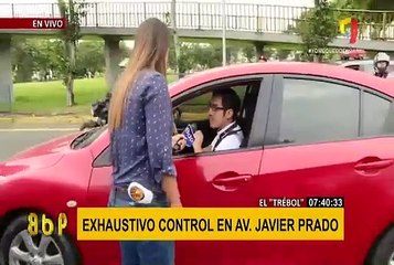 Av. Javier Prado: limitan acceso vehicular en segundo día de estado de emergencia