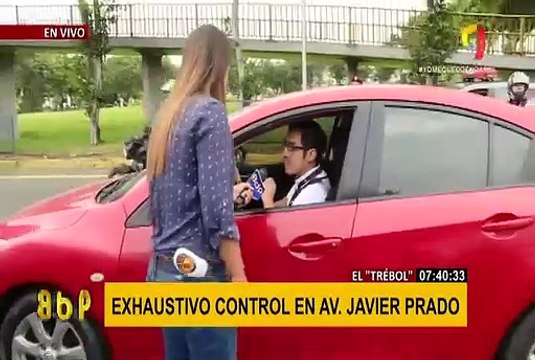 Av. Javier Prado: limitan acceso vehicular en segundo día de estado de emergencia