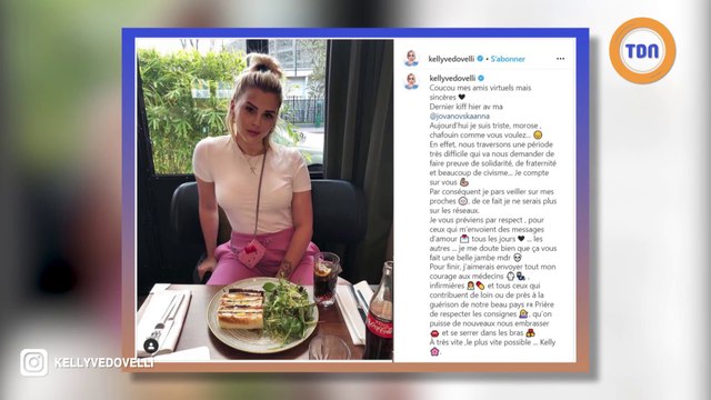 Kelly Vedovelli (TPMP) touchée par la Coronavirus ? Les internautes réagissent à sa publication