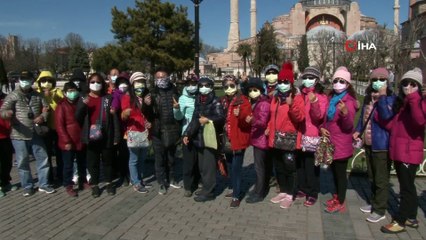 Koronavirüs Nedeniyle Boş Kalan Sultanahmet Meydanı Havadan Görüntülendi