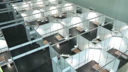 Corona: Betreuungszentrum in Messe Wien einsatzbereit