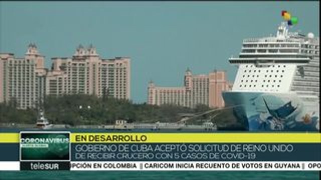 Cuba autoriza recibir crucero británico con casos de Covid-19