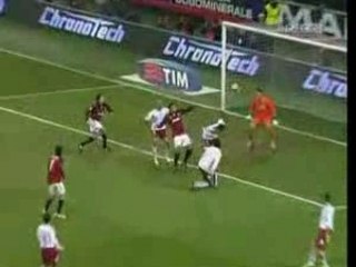 Milan AC Livourne - Blessure Ronaldo (genou)
