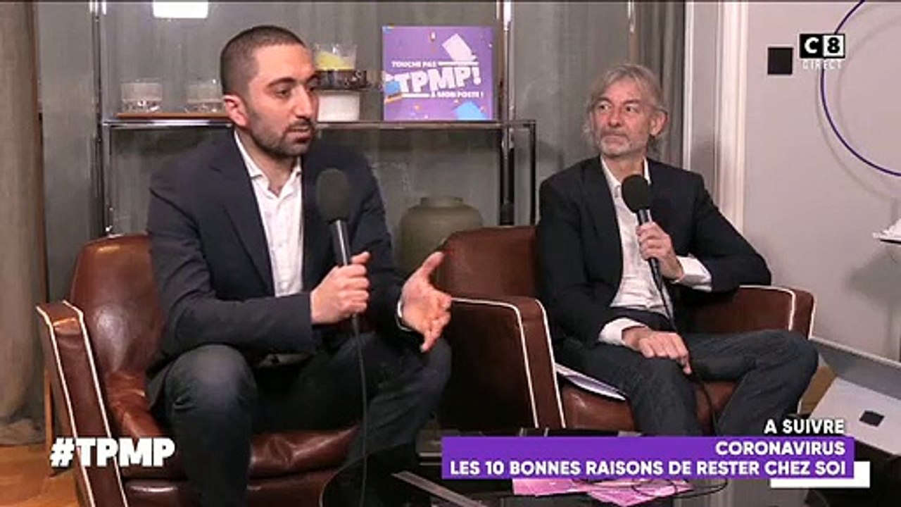Depuis 17h45, Cyril Hanouna réalise son émission "Touche pas à mon poste" lui-même depuis son appartement en direct sur C8