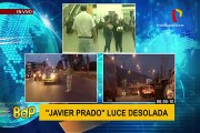 Av. Javier Prado: limitan acceso vehicular en segundo día de estado de emergencia