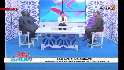 LES MESURES PRISENT FACE AU CORONAVIRUS "LOU AYE DI NDIAMBATE - TAKU SHOW DU 17-03-2020"
