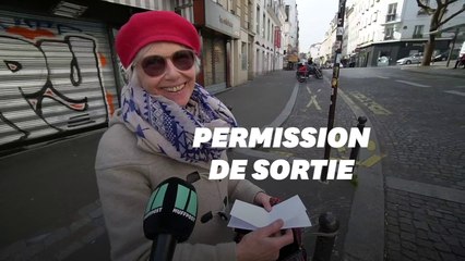 Ils nous montrent leurs attestations de sortie pendant l'épidémie