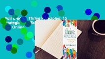 Full E-book  Thrive Principles: 15 Strategies for Building Your Thriving Life  For Online