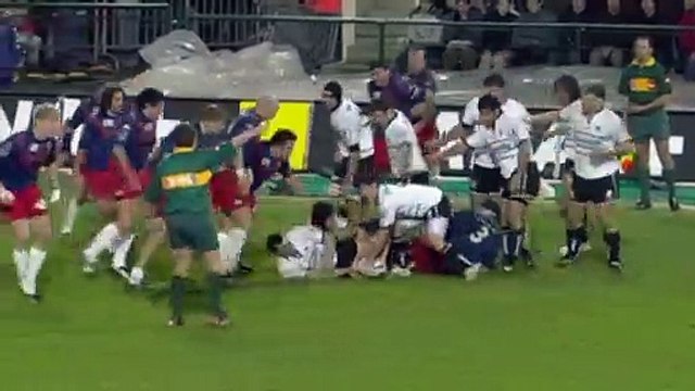 1 jour 2 essais : Ludovic Valbon sur une passe d'Alain Penaud