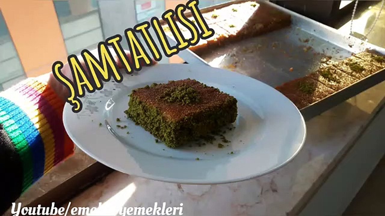 EVDE ŞAM TATLISI YAPIMI