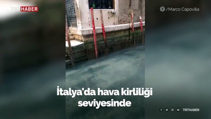 Karantina İtalya'da hava ve suyu temizledi