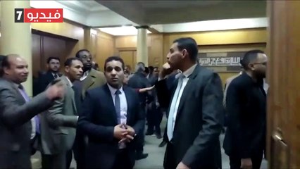 وصول احراز نتائج محافظة المنيا بتاكسى لمقر اللجنة المشرفة على انتخابات"المحامين"