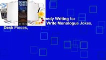 About For Books  Comedy Writing for Late-Night TV: How to Write Monologue Jokes, Desk Pieces,