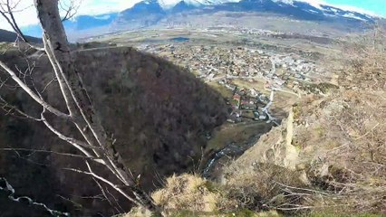 Parachute Mishap During Base Jump