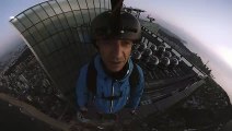 Base Jumping From 101 Floor Skyscraper