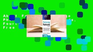 About For Books  Lange Pharmacology Flashcards, Fourth Edition  For Free