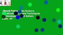 [Read] Python Data Science Handbook: Tools and Techniques for Developers  Best Sellers Rank : #1