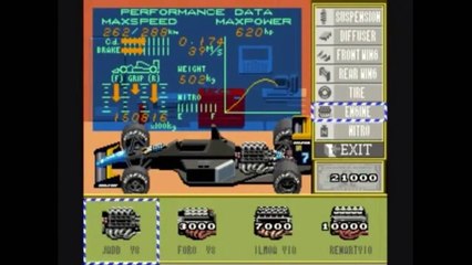 #Gameplay Exhaust Heat (Snes) #4 - Correndo os GP's de Portugal e do Mexico